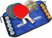 JOOLA Tischtennis-Set Family mit 4 Tischtennisschl&auml;ger, 10 Tischtennisb&auml;lle und Tasche