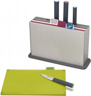 Joseph Joseph 60096 Schneidebrett Set mit 4 Messern