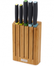 Joseph Joseph Elevate 5-teiliges Messer-Set mit Bambusblock
