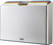 Joseph Joseph Folio 4-teiliges Schneidebrett-Set (gro&szlig;) Silber