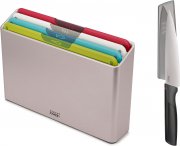 Joseph Joseph Folio Icon Schneidebrettset mit japanischem Elevate-Messer
