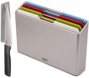 Joseph Joseph Folio Schneidebrett-Set + Elevate Kochmesser