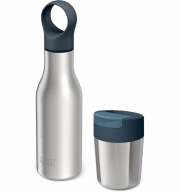 Joseph Joseph Refill Reuse Repeat Edelstahl Thermobecher und Flasche