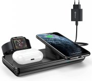 JOYEKY 3 in 1 Induktive Ladestation f&uuml;r Apple Watch, iPhone und AirPods