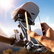 JOYROOM Handyhalterung mit Sonnenblende f&uuml;r Fahrrad, E Bike/Scooter und Motorrad