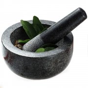 Joywell M&ouml;rser mit St&ouml;&szlig;el Granit Schwarz &Oslash; 16cm f&uuml;r 14,99&euro; statt 29,99&euro;