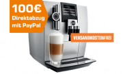 JURA 15038 J90, Kaffeevollautomat, 15 bar, Brillantsilber f&uuml;r 949&euro; incl. VSK statt 1049&euro; (Idealo)