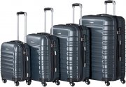 Juskys 4 teiliges Hartschale Kofferset mit Teleskopgriff