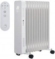 Juskys Elektroheizung &Ouml;lradiator 2500W Wei&szlig; mit Wi-Fi Steuerung