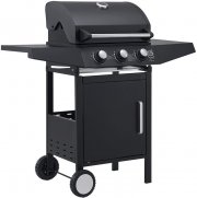 Juskys Louisiana BBQ 3 Brenner Gasgrill mit Thermometer