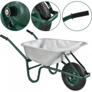 Juskys Schubkarre Garden 100 Liter Volumen 210 kg Luftreifen