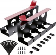 Kabelmanagement f&uuml;r Schreibtisch - selbstklebend, Set inkl. Zubeh&ouml;r