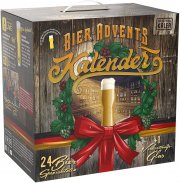 KALEA Bier-Adventskalender 2021 mit 24 x 0,33 L Bierspezialit&auml;ten und 1 Verkostungsglas