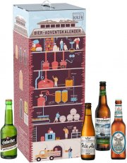 Kalea Bier-Adventskalender 2022 mit 24 x 0,33 L Flaschen deutsche Spezialit&auml;ten von Privatbrauereien