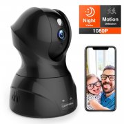  KAMTRON HD WiFi &Uuml;berwachungskamera,mit 350&deg;/100&deg;Schwenkbar,Home und Baby Monitor 