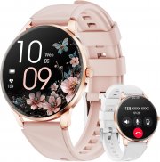 Karchilor Damen Smartwatch mit Telefonfunktion und 110+ Sportmodi f&uuml;r iOS und Android