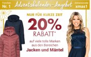 Karstadt - 20% auf Jacken und M&auml;ntel