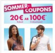 Karstadt: 20&euro; Rabatt auf den Einkauf ab 100&euro;