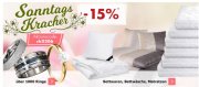 Karstadt Sonntags-Kracher mit 15% Rabatt auf Ringe und Bettwaren