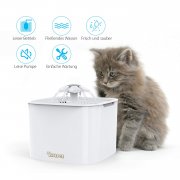 Katzenbrunnen Organischer Filter mit 2 Aktivkohlefilter 2L