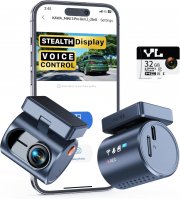 KAWA Mini 3 Pro Gen2 2K1296P QHD Dashcam mit App und Sprachsteuerung inkl 32GB SD Karte