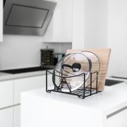 Kealive Rostfrei Schneidebrett-St&auml;nder , 3 F&auml;cher f&uuml;r 4.79&euro;