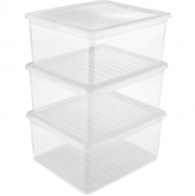 keeeper Bea 3er Set Aufbewahrungsboxen mit Air Control 3 x 18 Liter