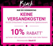 Keine Versandkosten ab 20&euro; Wert+ 10% Rabatt bei Karstadt