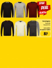Kensington Eastside Logi Herren Sweatshirt f&uuml;r 12.94&euro; inklusiv Versand statt 15.99&euro;