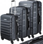 KESSER 3-teiliges Hartschalenkofferset Hard Shell Basic