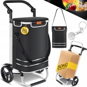 KESSER 3in1 Einkaufstrolley klappbar mit 56L Kapazit&auml;t und belastbar bis 50kg