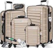 Kesser 4-Rollen-Hartschalenkoffer-Set 48/55/66/75 cm inkl. Kofferwaage