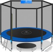Kesser 427 cm Trampolin Komplettset mit Sicherheitsnetz, Leiter, Randabdeckung
