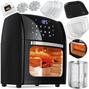 KESSER 5 Liter XXL Airfryer 9in1 Hei&szlig;luftfritteuse mit Drehgrill