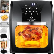 Kesser AirFryer 9in1 XXL 12 Liter Hei&szlig;luftfritteuse mit Drehgrill