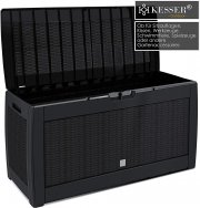 KESSER Auflagenbox Kissenbox 310 Liter mit Rollen