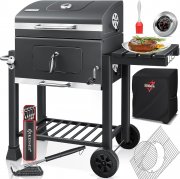 Kesser BBQ Smoker XL Holzkohlegrill mit Deckel und Thermometer