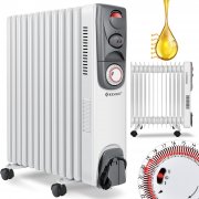 KESSER Elektrische Heizung 2500W 13 Heizrippen &Ouml;lradiator