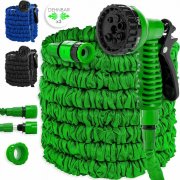 KESSER Flexibler Gartenschlauch 22,5 Meter mit Multifunktionsbrause