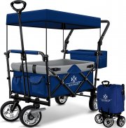 KESSER GT9000 faltbarer Bollerwagen bis 80 kg mit Dach inkl. Tragetasche in 4 Farben