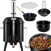KESSER Gulaschkanone mit 17 Liter Topf und Grillfunktion + H&auml;hnchenbr&auml;ter