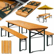 Kesser Holz Bierzeltgarnitur 3-teilig