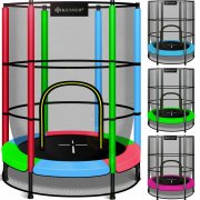 KESSER Kindertrampolin mit Netz 140cm