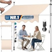 KESSER Klemmmarkise ohne Bohren f&uuml;r 79,80&euro; bei Amazon