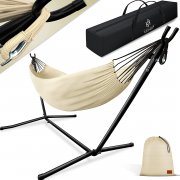 KESSER Lake Indoor & Outdoor XXL Doppelh&auml;ngematte f&uuml;r 2 Personen mit Gestell