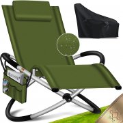 KESSER Relaxliege Liegestuhl inkl. Tasche + Abdeckung