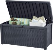 Keter Borneo 400L Aufbewahrungsbox & Sitzbank 129,5 cm x 70 cm x 62,5 cm