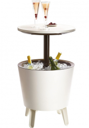 Keter Cool Bar Caf&eacute;- und Loungetisch mit Getr&auml;nkek&uuml;hler