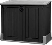 Keter M&uuml;lltonnenbox Store it Out Midi Schwarz 845L 