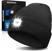 KEZKALS M&uuml;tze f&uuml;r Damen und Herren mit wiederaufladbaren LED Licht